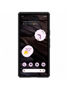Google Pixel 7a pansarfodral med Nillkin CamShield Pro-fodral - svart