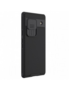 Google Pixel 7a pansarfodral med Nillkin CamShield Pro-fodral - svart