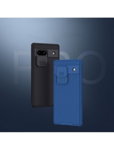 Google Pixel 7a pansarfodral med Nillkin CamShield Pro-fodral - svart