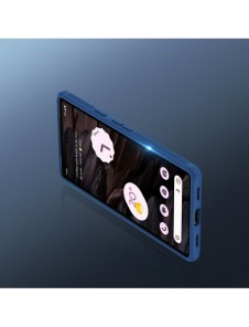 Google Pixel 7a pansarfodral med Nillkin CamShield Pro-fodral - svart