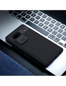 Google Pixel 7a pansarfodral med Nillkin CamShield Pro-fodral - svart