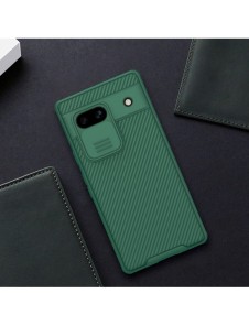 Google Pixel 7a pansarfodral med Nillkin CamShield Pro-fodral - svart