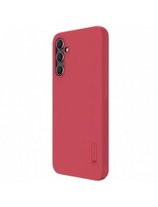 Hårt fodral för Samsung Galaxy A34 5G + Nillkin Super Frosted Shield telefonställ - Röd