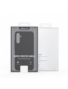 Hårt fodral för Samsung Galaxy A34 5G + Nillkin Super Frosted Shield telefonställ - Röd