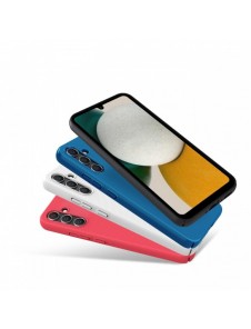 Hårt fodral för Samsung Galaxy A34 5G + Nillkin Super Frosted Shield telefonställ - Röd