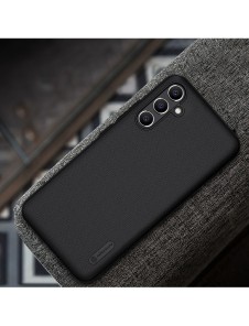 Hårt fodral för Samsung Galaxy A34 5G + Nillkin Super Frosted Shield telefonställ - Röd