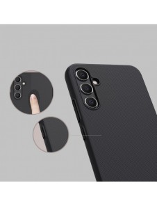 Hårt fodral för Samsung Galaxy A34 5G + Nillkin Super Frosted Shield telefonställ - Röd