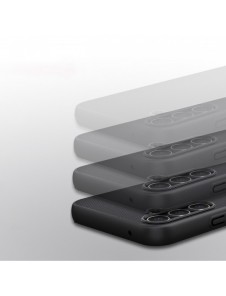Hårt fodral för Samsung Galaxy A34 5G + Nillkin Super Frosted Shield telefonställ - Röd