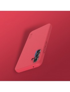 Hårt fodral för Samsung Galaxy A34 5G + Nillkin Super Frosted Shield telefonställ - Röd