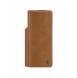 Läderfodral med flip och kameraskydd för Samsung Galaxy Z Fold 5 Nillkin Qin Leather Pro - Brun