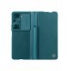 Läderfodral med flip och kameraskydd för Samsung Galaxy Z Fold 5 Nillkin Qin Leather Pro - Grön