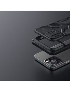 Nillkin Adventruer Fodral till iPhone 13 Pro pansarskal med kamerafodral rött