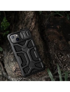 Nillkin Adventruer Fodral iPhone 13 fodral pansarskal med kamerafodral rött