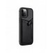 Nillkin Aoge Läderfodral äkta läder skyddande plånboksfodral iPhone 12 mini svart