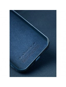 Nillkin Aoge Läderfodral äkta läder skyddande plånboksfodral iPhone 12 mini svart