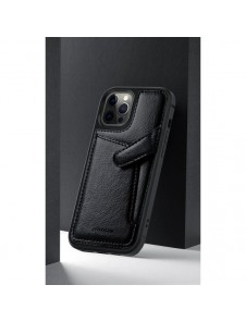 Nillkin Aoge Läderfodral äkta läder skyddande plånboksfodral iPhone 12 mini brun