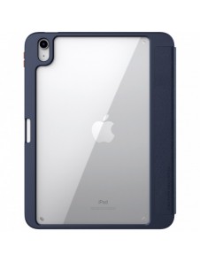 Nillkin Bevel Läderfodral för iPad 10,9'' 2022 (10 gen.) smart skal med flipstativ blå