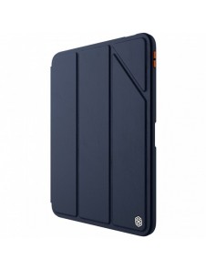 Nillkin Bevel Läderfodral för iPad 10,9'' 2022 (10 gen.) smart skal med flipstativ blå