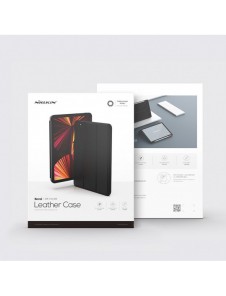 Nillkin Bevel Läderfodral för iPad 10,9'' 2022 (10 gen.) smart skal med flipstativ blå
