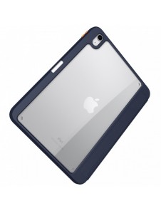 Nillkin Bevel Läderfodral för iPad 10,9'' 2022 (10 gen.) smart skal med flipstativ blå