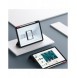 Nillkin Bevel Läderfodral för iPad 10,9'' 2022 (10 gen.) smart skal med flipstativ blå