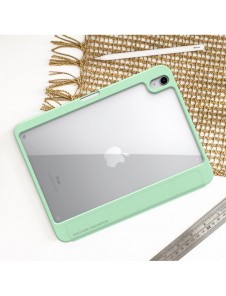 Nillkin Bevel Läderfodral för iPad 10,9'' 2022 (10 gen.) smart skal med flipstativ blå