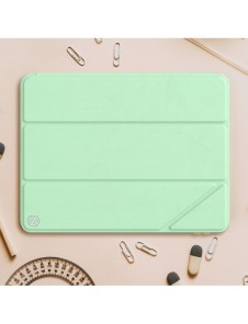 Nillkin Bevel Läderfodral för iPad 10,9'' 2022 (10 gen.) smart skal med flipstativ blå