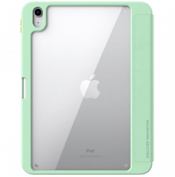 Nillkin Bevel läderfodral för iPad 10,9'' 2022 (10 gen.) smart skalskydd med flipstativ grön