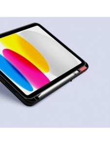 Nillkin Bevel läderfodral för iPad 10,9'' 2022 (10 gen.) smart skalskydd med flipstativ grön