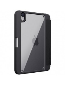 Nillkin Bevel Läderfodral för iPad mini 2021 skal med flip smart sovfodral svart