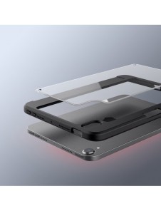 Nillkin Bevel Läderfodral för iPad mini 2021 skal med flip smart sovfodral svart