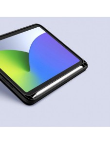 Nillkin Bevel Läderfodral för iPad mini 2021 skal med flip smart sovfodral svart