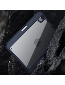 Nillkin Bevel Läderfodral för iPad mini 2021 skal med flip smart sovfodral svart