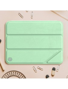 Nillkin Bevel Läderfodral för iPad mini 2021 skal med flip smart sovfodral svart