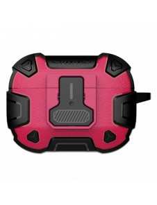 Nillkin Bounce Pro Case fodral för AirPods Pro 2 pansarfodral för hörlurar röd