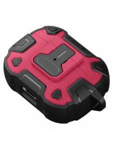 Nillkin Bounce Pro Case fodral för AirPods Pro 2 pansarfodral för hörlurar röd