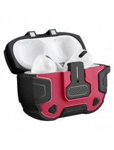 Nillkin Bounce Pro Case fodral för AirPods Pro 2 pansarfodral för hörlurar röd