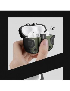 Nillkin Bounce Pro Case fodral för AirPods Pro 2 pansarfodral för hörlurar röd