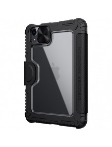 Nillkin Bumper Läderfodral Pro armored Smart Cover med kameraskal och iPad mini 2021 ställ svart