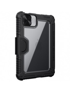 Nillkin Bumper Läderfodral Pro armored Smart Cover med kameraskal och iPad mini 2021 ställ svart