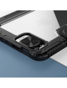Nillkin Bumper Läderfodral Pro armored Smart Cover med kameraskal och iPad mini 2021 ställ svart