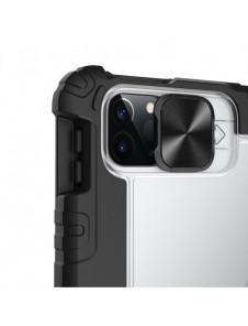 Nillkin Bumper Läderfodral Pro armored Smart Cover med kameraskal och iPad mini 2021 ställ svart