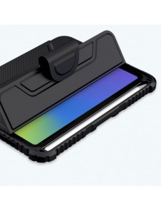 Nillkin Bumper Läderfodral Pro armored Smart Cover med kameraskal och iPad mini 2021 ställ svart