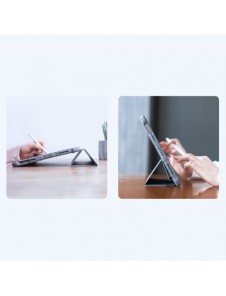 Nillkin Bumper Läderfodral Pro armored Smart Cover med kameraskal och iPad mini 2021 ställ svart