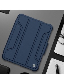 Nillkin Bumper Läderfodral Pro armored Smart Cover med kameraskal och iPad mini 2021 ställ svart