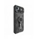 Nillkin CamShield Armor Pro Case Cover iPhone 14 Plus Armor Cover med kameraskydd Ring Stativ Svart