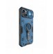 Nillkin CamShield Armor Pro Case Cover iPhone 14 Plus Armor Cover med kameraskydd Ring Stativ Blå