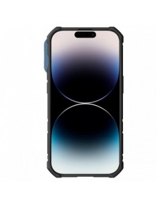 Nillkin CamShield Armor Pro Case Cover iPhone 14 Pro Armor Cover med kameraskydd Ring Stativ Blå