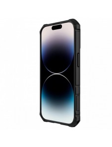 Nillkin CamShield Armor Pro Case Cover iPhone 14 Pro Armor Cover med kameraskydd Ring Stativ Blå