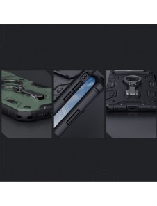Nillkin CamShield Armor Pro Case Cover iPhone 14 Pro Armor Cover med kameraskydd Ring Stativ Blå